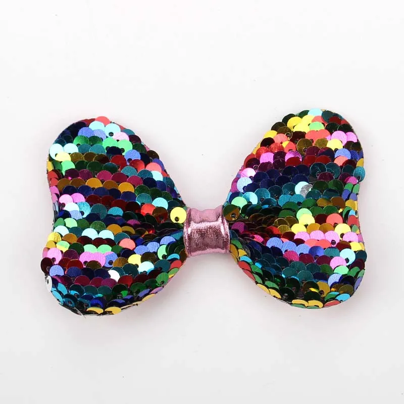 1 шт. 3 5 &quotРадуга галстуки-бабочки с блестками белым хлопковым чепчиком для