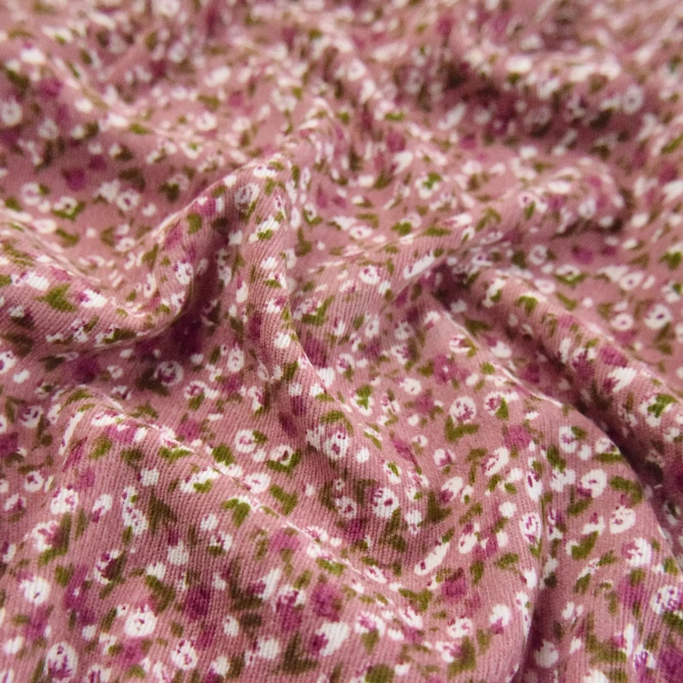 Tela de pana de 3 colores, peque&ntilde;as piezas de tela estampada, vestido de oto&ntilde;o e invierno, camisa, ropa de ni&ntilde;a, tela artesanal hecha a mano-0