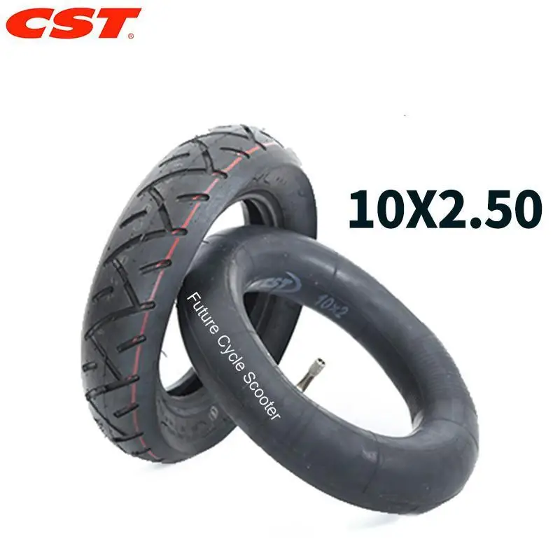 CST 10 Inch 10x2.5 Pneumatic Tire Inner Tube Inflatable Tyre for Dualtron Speedway Speedual Grace 10 ZERO 10X Electric Scooter
