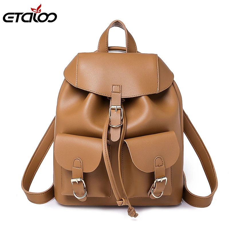 2021 женские кожаные рюкзаки винтажная женская сумка на плечо Женский дорожный