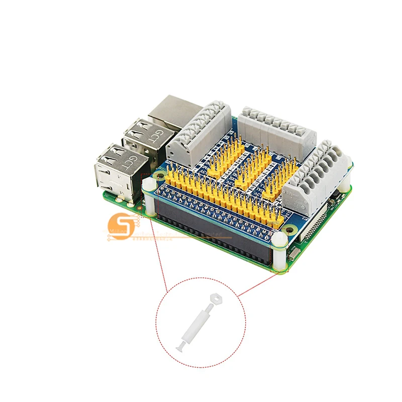 Набор винтов Raspberry Pi 210 шт./лот пластиковые винты и гайки + отвертка коробка для