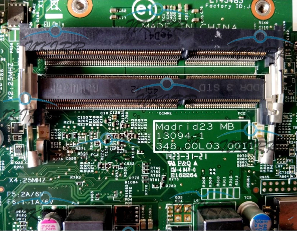 Материнская плата Madrid23 MB 13094-1/13094-1A 348.00L04.0011 GT840M 2 Гб DBSV911002 LGA1150 DDR3L для ACER Aspire 23&quot |