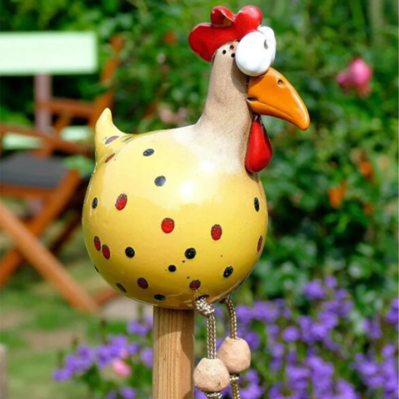 Декор для двора курица садовая пробка газона украшение петушок фигурки