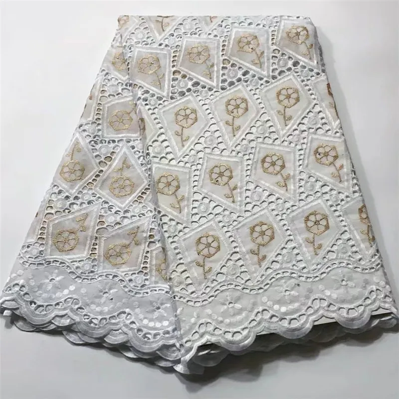 Королевский синий африканский швейцарский вуаль кружева в швейцарской Высокое