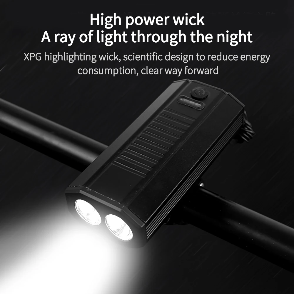 

USB Charging Night Riding T6 Bicycle Light Front Light Flashlight Headlight
