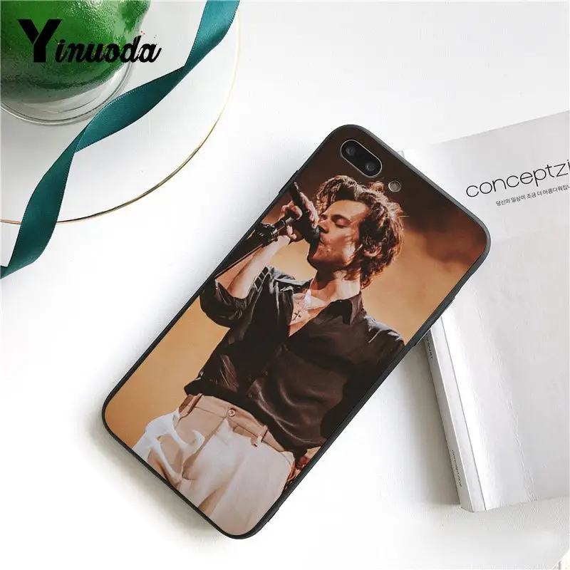Yinuoda Singer Harry Styles Colorful Cute Phone Case for iPhone X XS MAX 6 6s 7 7plus 8 8Plus 5 5S SE XR 11 Pro Max | Мобильные