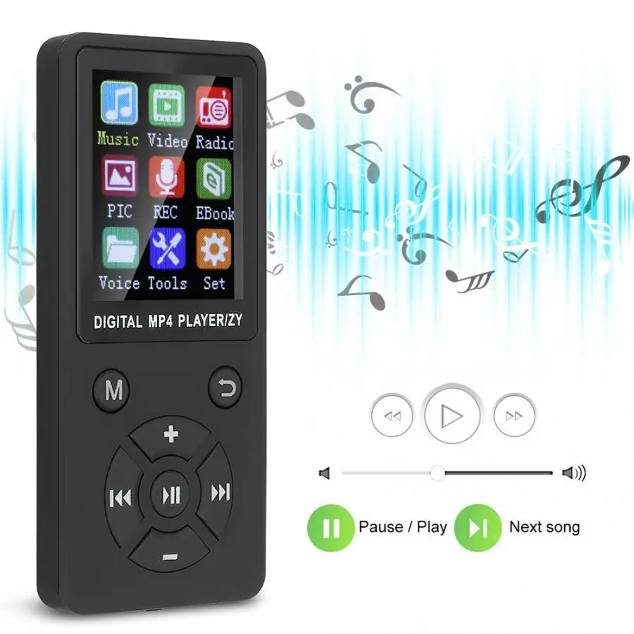 Музыкальный плеер T1 музыкальный MP4 8G Поддержка bluetooth 32G карта памяти восьмисхема