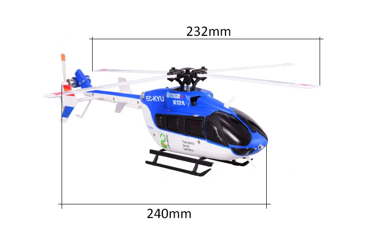Wltoys XK EC145 K124 6CH 3D 6G система дистанционного управления игрушка бесщеточный мотор RC