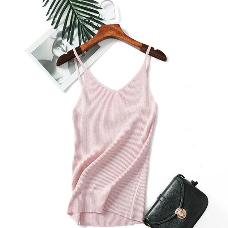 pink Новые модные женские белые черные кружевные Топики, сексуальные кружевные топики на тонких бретельках, топы, одноцветные Топики, женские топики IU931957 - Цвет: pink
