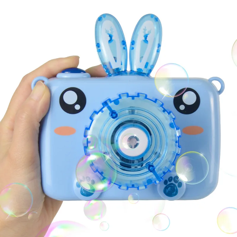 

Kids Toys Bubble Camera Automatic Electric with Light Music Bubble Blower Machine Birthday Party Wedding Props