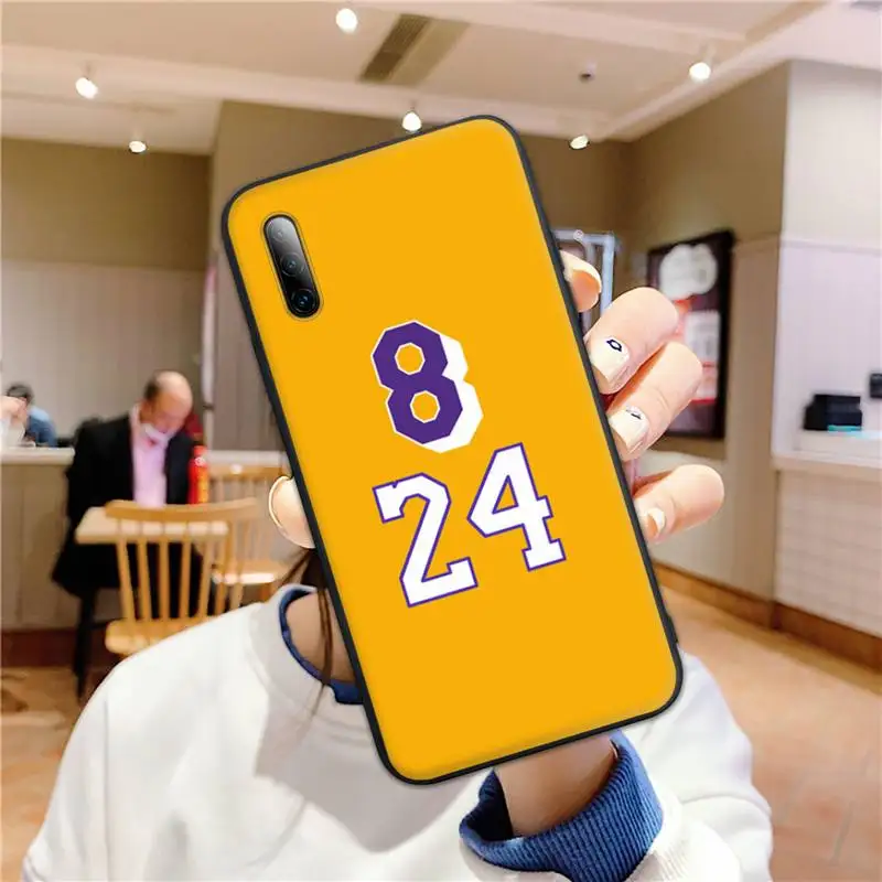 

Basketball 24 kobe Black Mamba Phone Case for redmi 4X 5plus 6 6A7 7A 8 8A 9 note 4 8T 8pro 9 pro Case