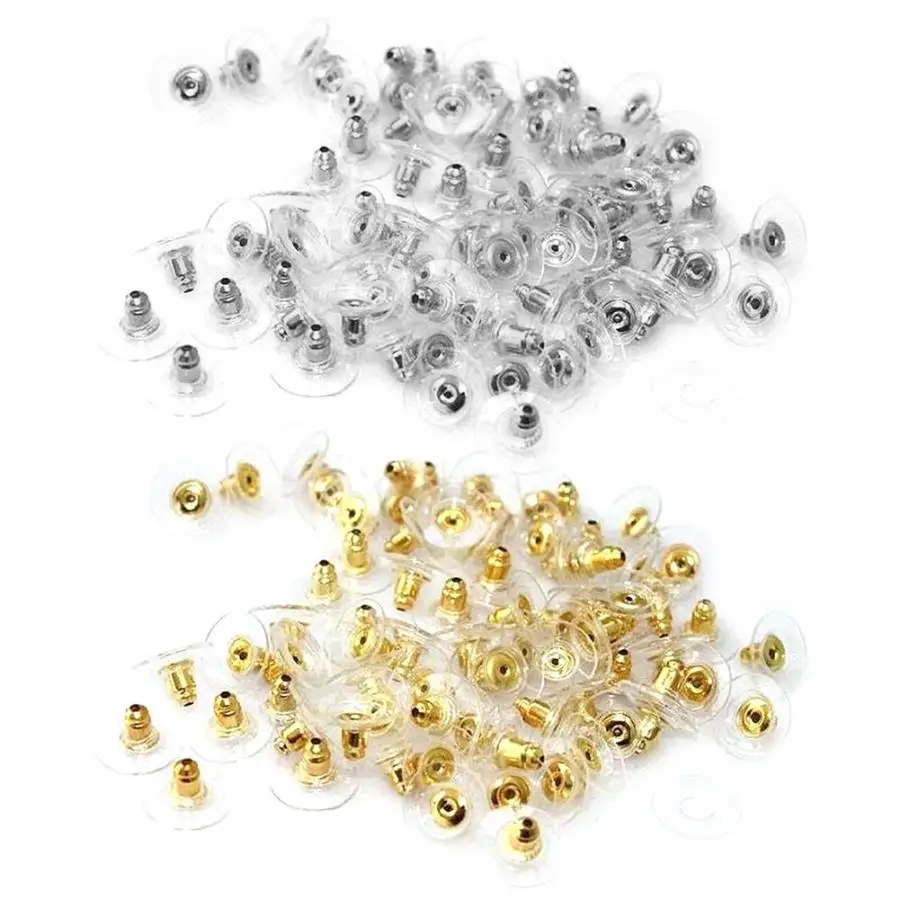 10 шт. DIY Ювелирные изделия-аксессуары серьги-гвоздики задние пробки ушные штыри