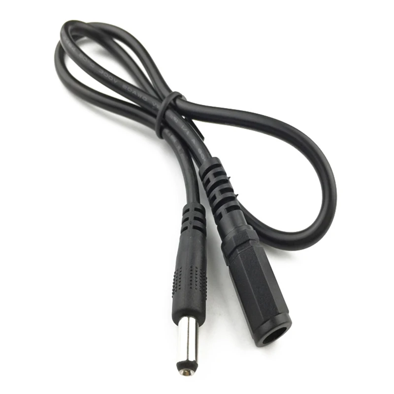 1 м Удлинительный кабель постоянного тока 5 мм x 2 штекер гнездо|Сетевые шнуры и