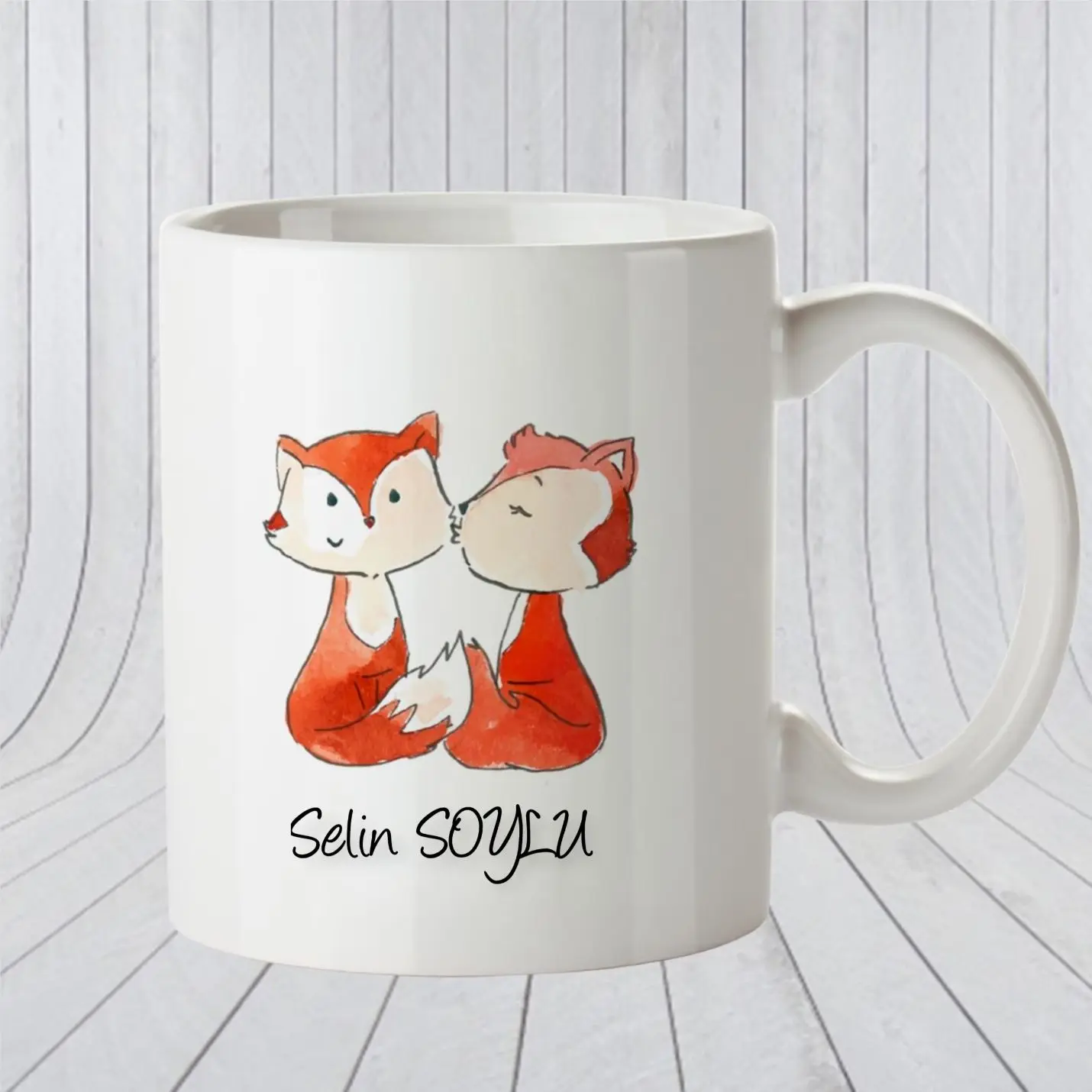 

Personalized Is Romantic Squirrel White Mug Cup