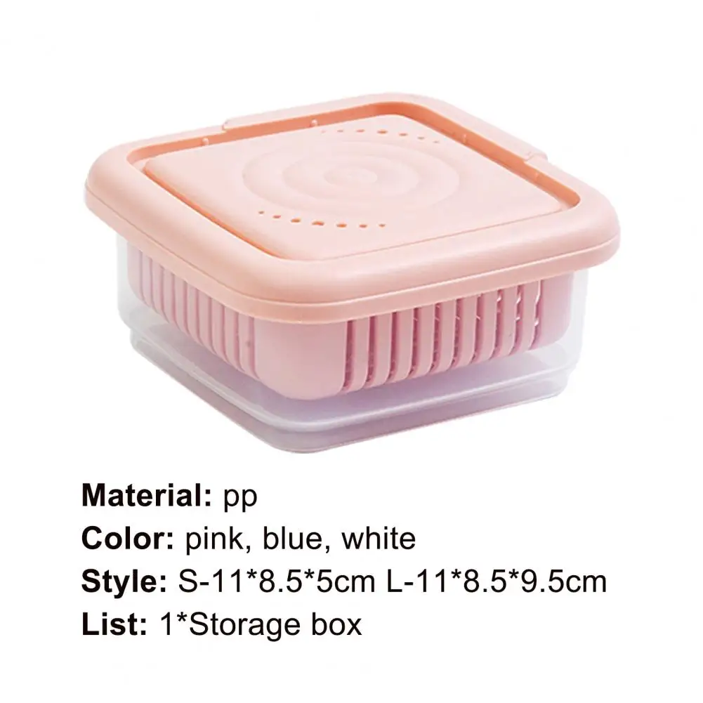

Storage Holder Multi-use Double Layer PP Kitchen Drainage Design Food Holder for Home