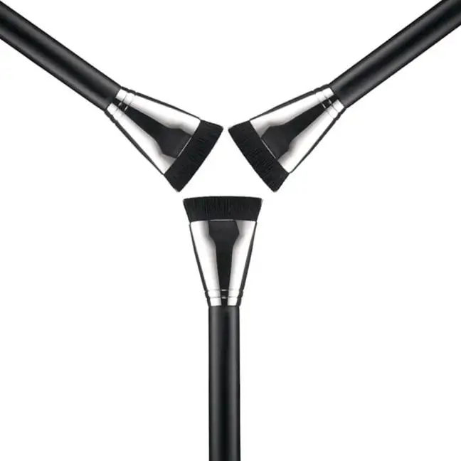 1 шт. плоская кисточка для профессионального макияжа плоская контурная кисть для смешивания косметических средств Кисточки для макияжа& acessórios для смешивания косметических средств 05