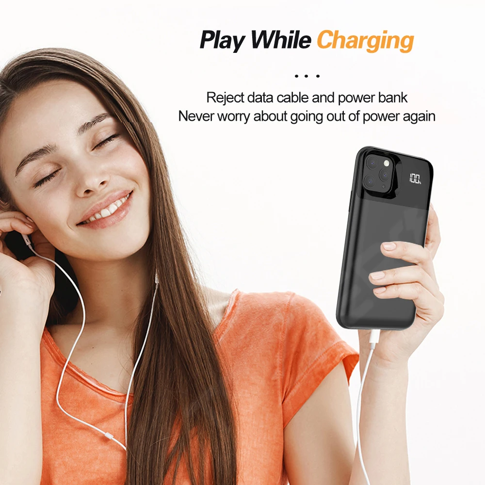 Магнитный чехол для беспроводного зарядного устройства iPhone X XS Max XR 11 Pro внешнего