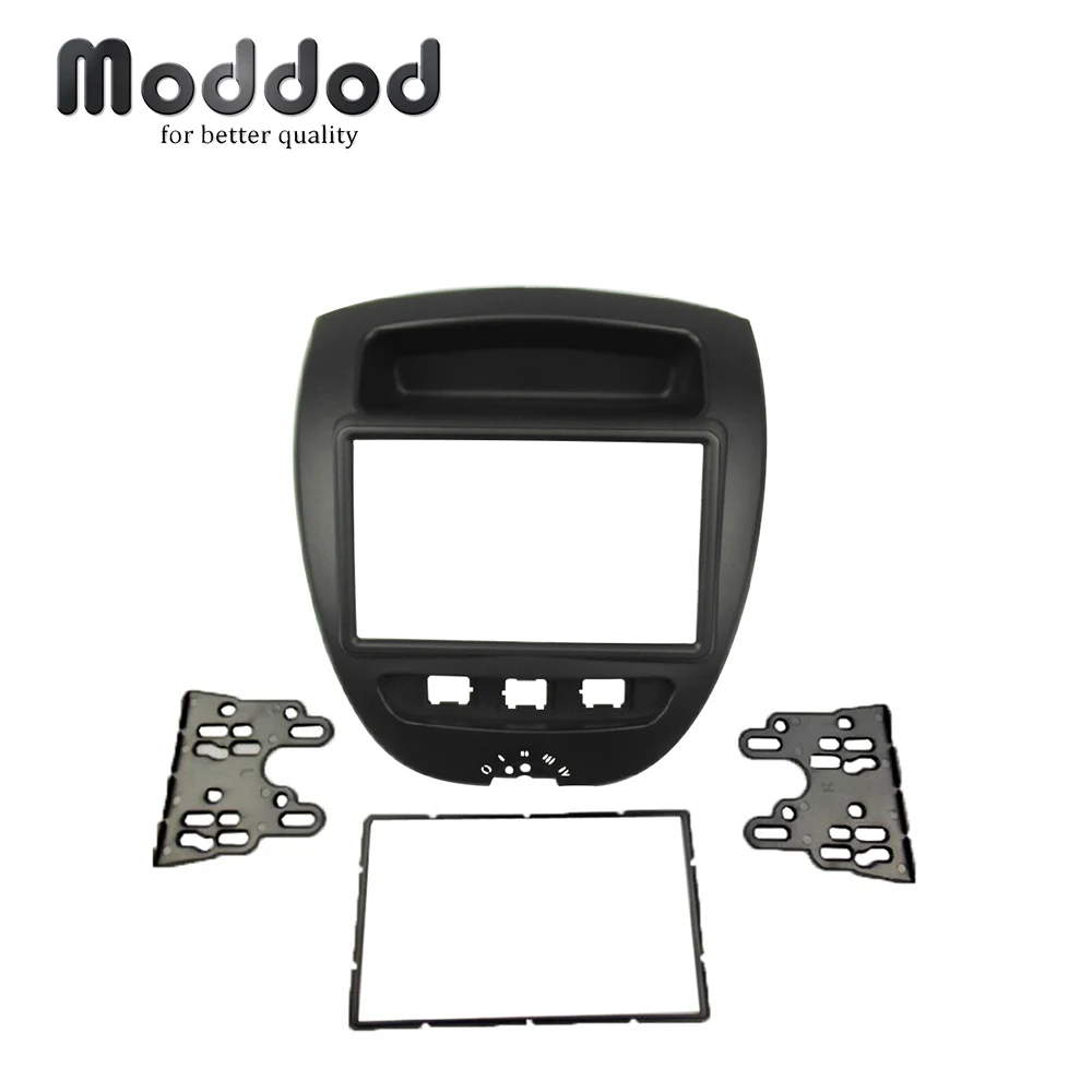 Двойной Din панель для Toyota Aygo Citroen C1 peugeot 107 Радио Переходная DVD стерео Панель тире монтажа InstallationKit рамка