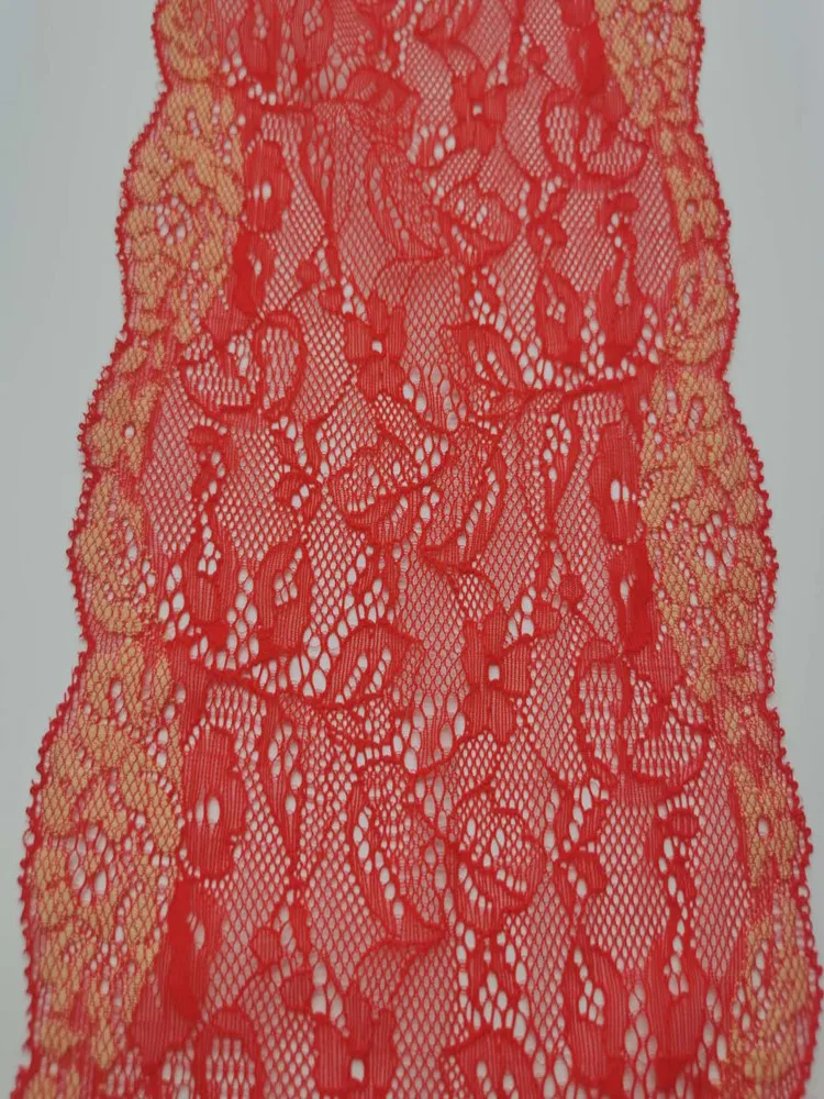 Эластичное кружево с красными желтыми цветами короткая юбка нижнее белье