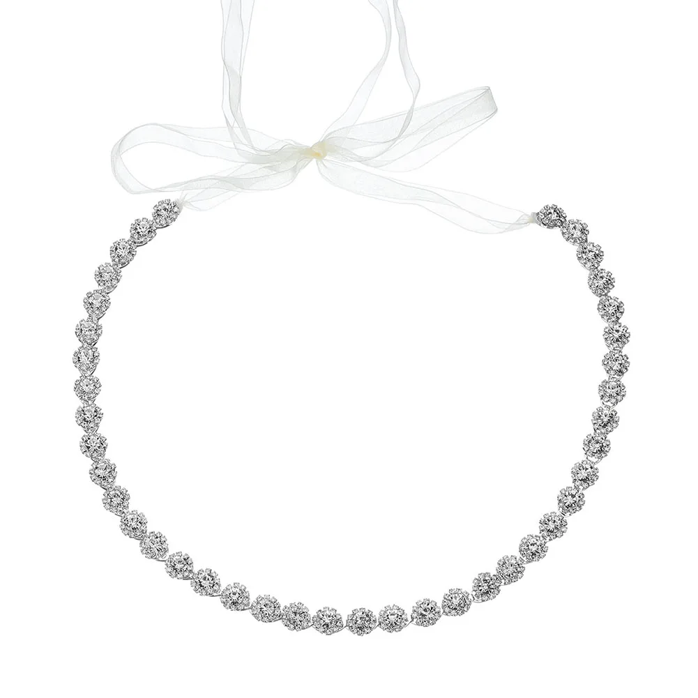 

Fashion Ladies Elegant Waist Belt Cinturones Para Mujer Bridal Dress Accessories Wedding Waistband For Bride