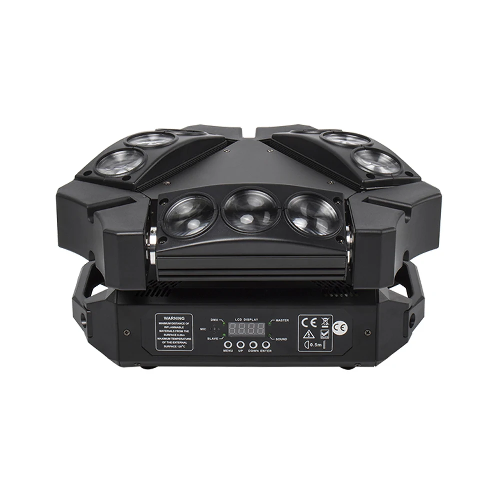 9x10W RGBW 4in1 Новое поступление мини светодиодный 9x10 Вт Светодиодный светильник-паук RGBW 16/48CH DMX сценический светильник s Dj светодиодный паук движущаяся головка луч светильник - Цвет: 9x10W RGBW 4in1
