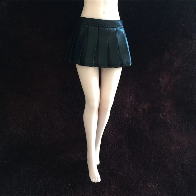

1/6 Pleated Skirt of Girl Students Schoolgirl Short Skirt White Skirt F 12 inch Action Figure
