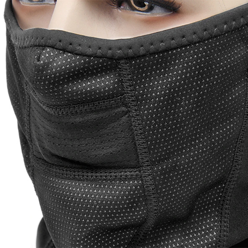 

Motorcycle Face Mask Full Face Bicycle Thermal Fleece Face Shield Mask Hat Neck Helmet Waterproof Windproof Cycling Scarf Winter