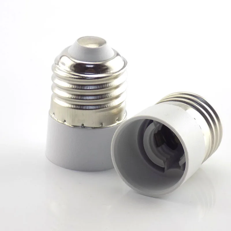 

E27 to E14 Lamp Bulb Holder Converter Male Plug Fireproof CFL Light Socket Base Adapter Converte Conversion for Corn Candle U26