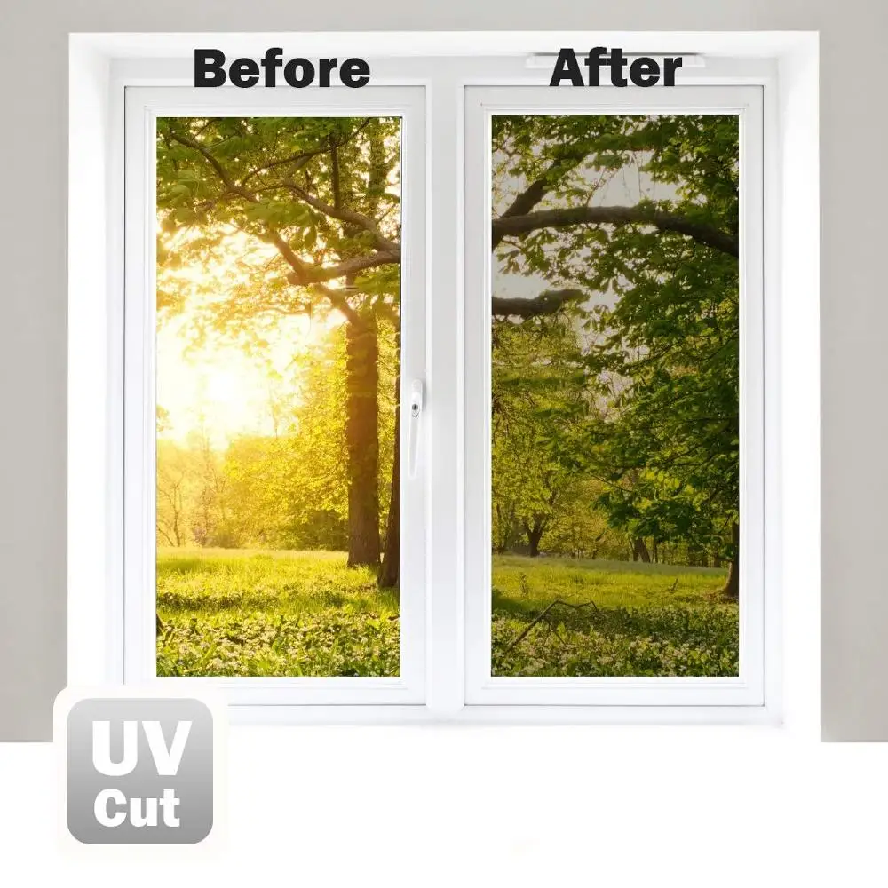 400CM Long One Way Mirrored Window Film Waterproof Silver Insulation Stickers UV Rejection Privacy Windom Tint Films | Дом и сад
