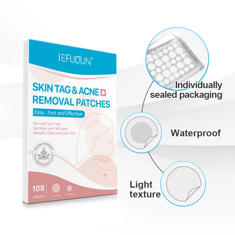 

108pcs/box Skin Tag Remover Pimple Master Patch Acne Treatment Protects Invisible Acne Patch Face Care Cosmetics Face Skin Care