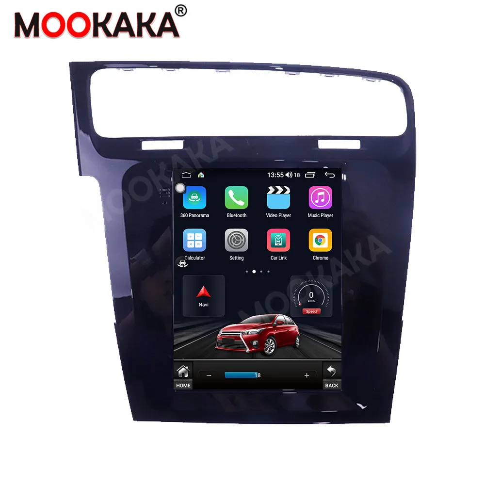 저렴한 안드로이드 무선 Carplay 폭스 바겐 Golf7 2014-18 자동 서라운드 뷰 카메라 자동차 멀티미디어 플레이어 스테레오 라디오 GPS 네비게이션, Android 무선 카플레이