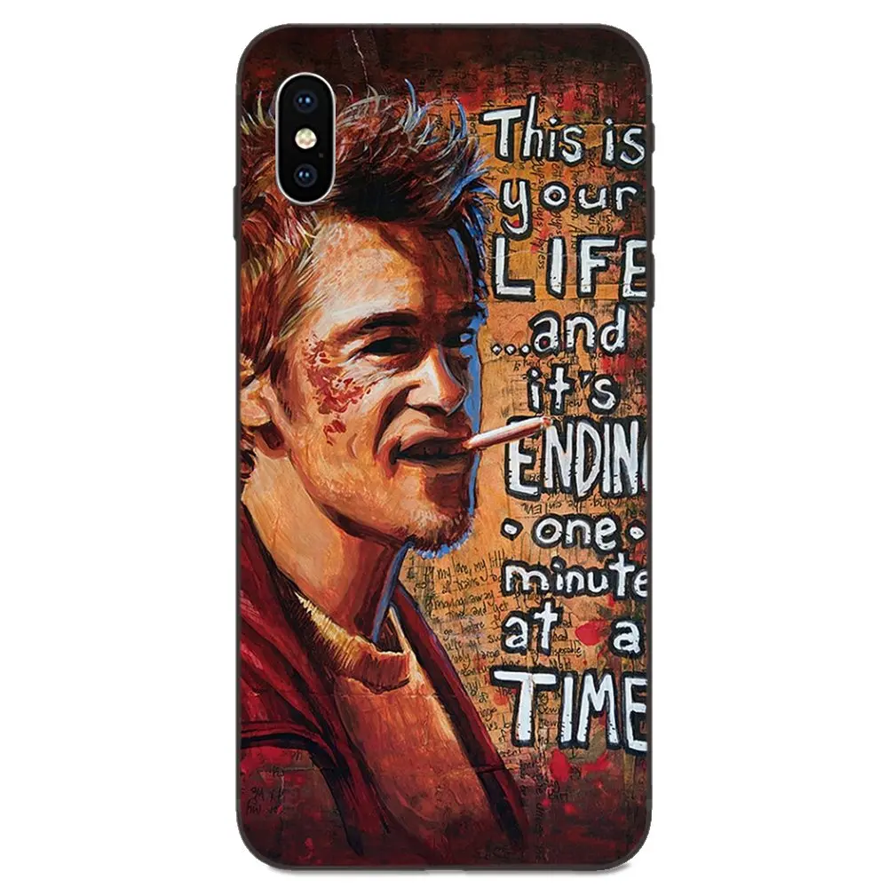 Эдварда Нортона Бойцовский клуб Тайлер дурден для huawei nova 2 2S 3i 4 4e 5i Y3 Y5 II Y6 Y7 Y9 Lite Plus