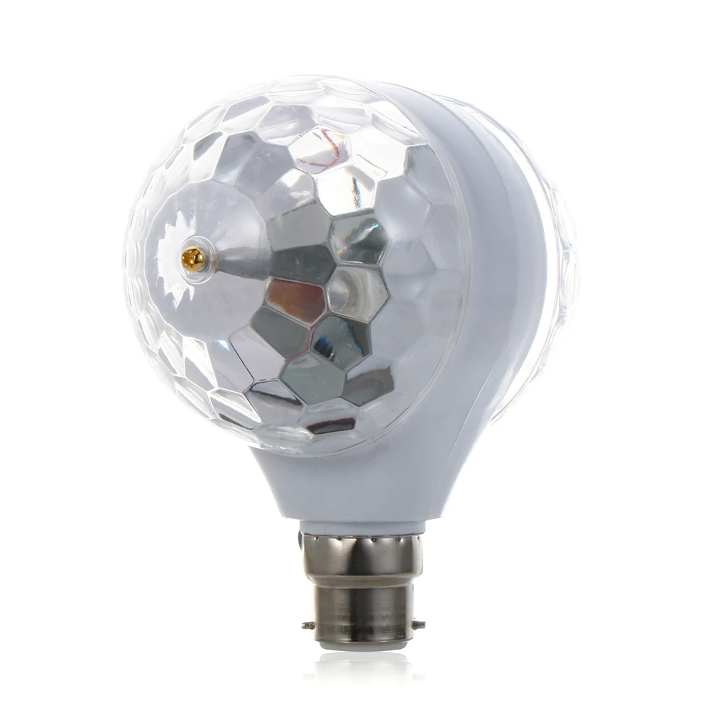 6 Вт светодиодный двухголовый светильник для дискотеки B22 E27 горячий магический