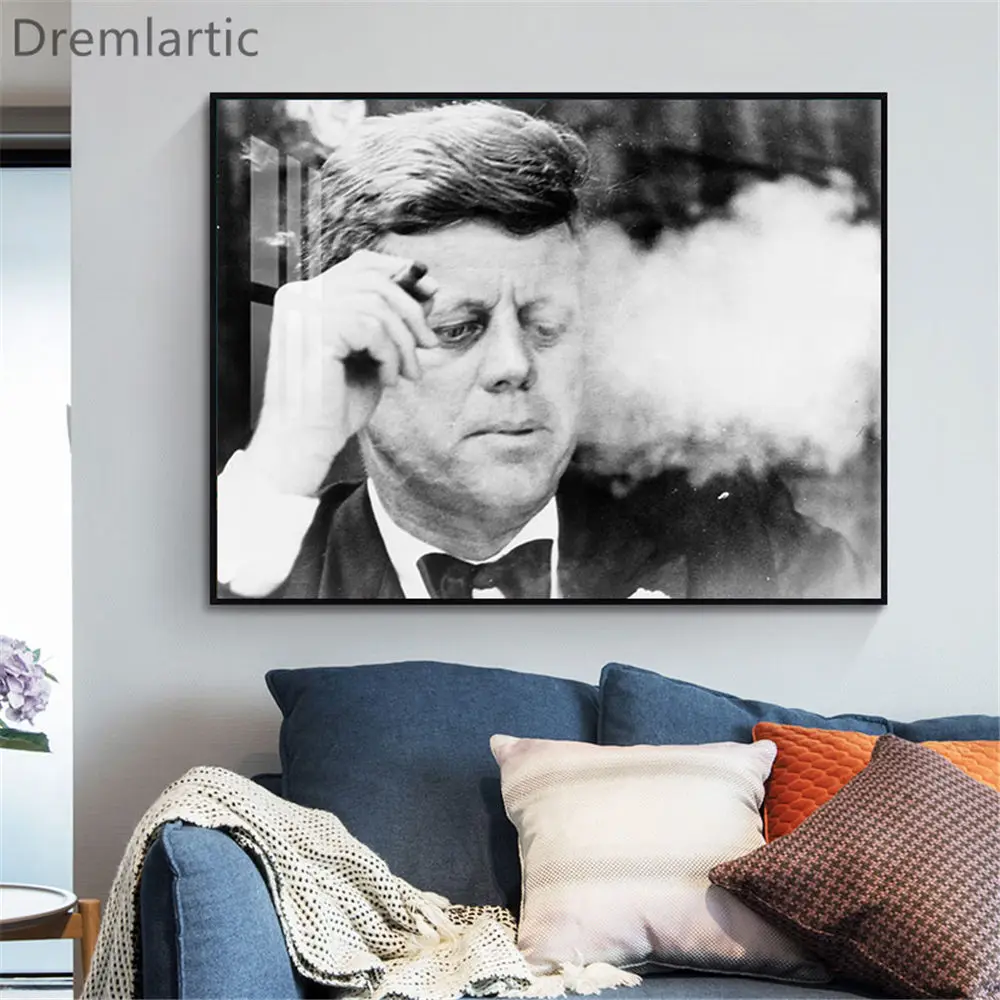 

Nice Kennedy Cigar Custom Wall Art Canvas Painting Poster Print Picture Living Room Home Decoration#20-1005-43-21