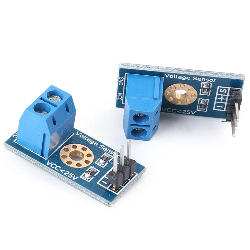 2 шт. датчик напряжения для Arduino детектор напряжения датчик s модуль для Raspberry Pi робот DC 0-25 в модуль датчика напряжения