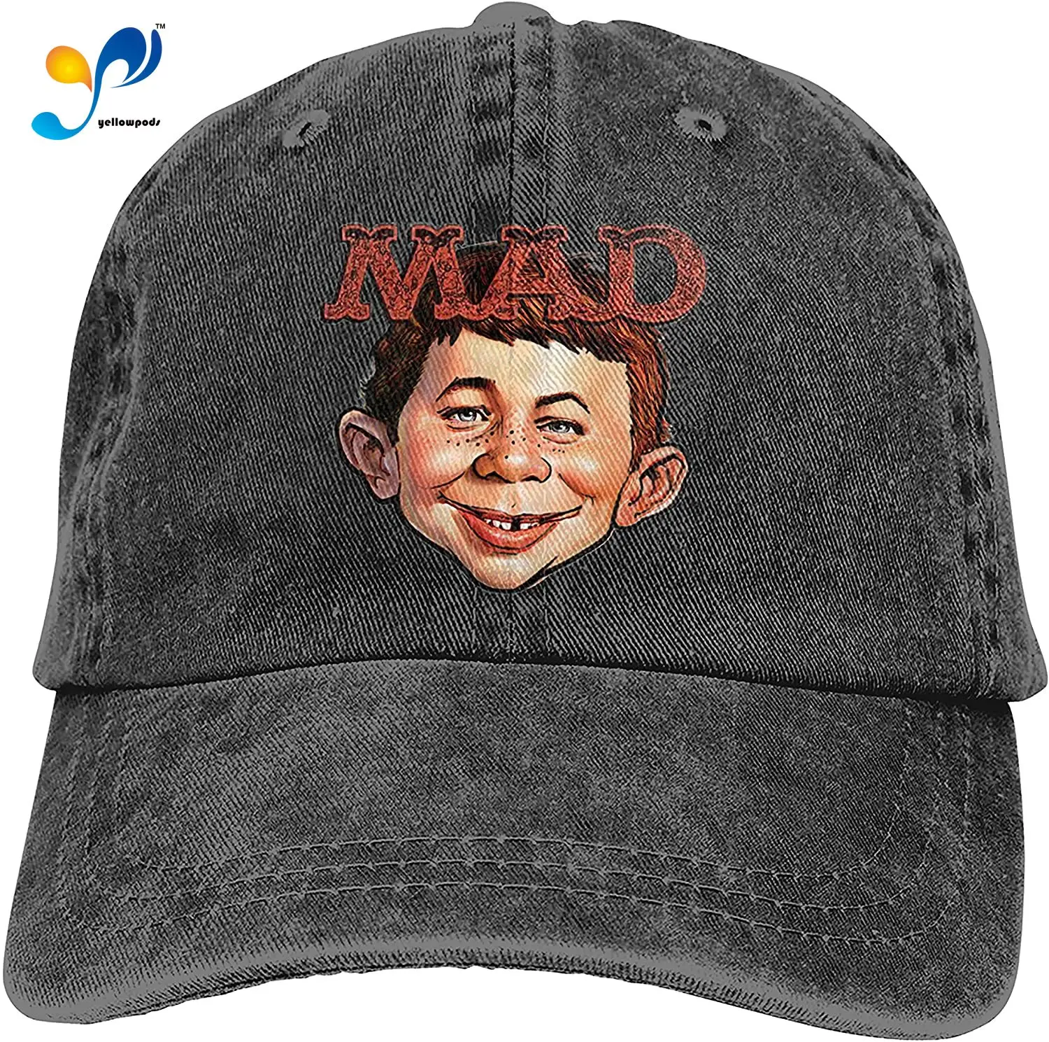 

Denim Cap Magazine Absolutely MAD Baseball Dad Cap Classic Adjustable Sports for Men Women Hat