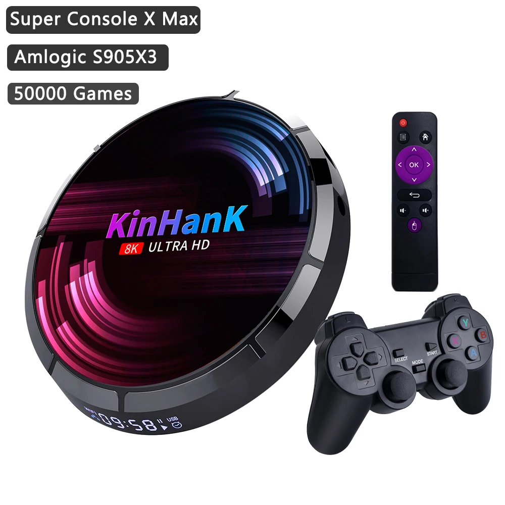 

Супер консоль X Max встроенные 50000 + игр для MAME/PS1/ PSP/DC/N64/SS Ultimate Android TV 9,0 + EmuELEC 4,1 + CoreELEC