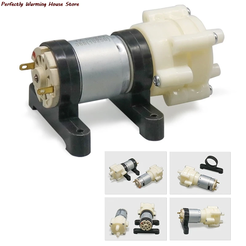 

1PCS DC6-12V R385 Aquarium Fish Tank Round Water Air DC Diaphragm Pump Aquarium Air Pumps Accessories