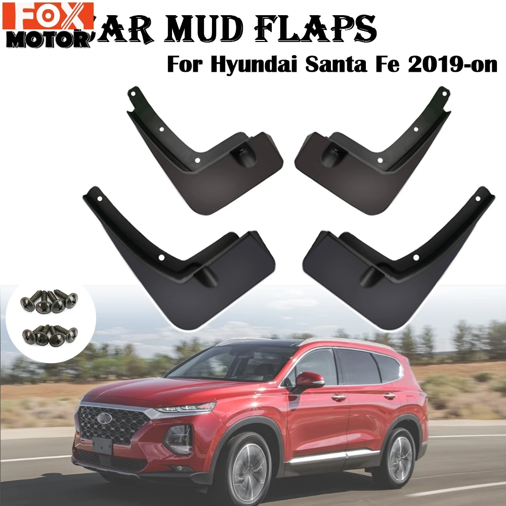 Литые Автомобильные Брызговики в стиле OE для Hyundai Santa Fe XL TM 2019-on Брызговики для автомобиля Стайлинг 2018