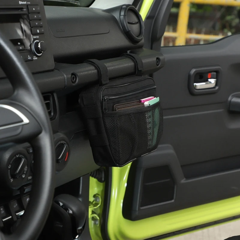 Passenger Grab Handles Accessory Storage Pouch Organizer Bag for Suzuki Jimny 2019 2020 Protected Dash Tools Bags | Автомобили и