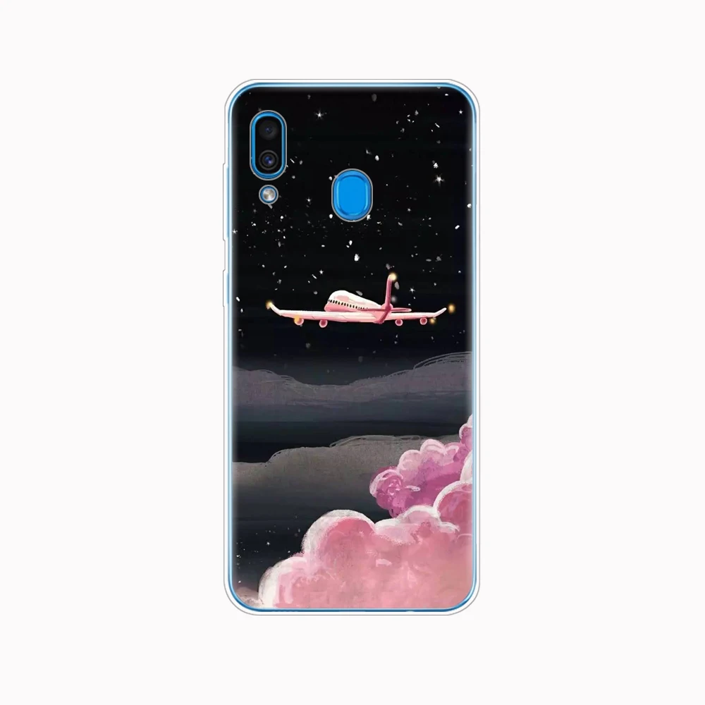 34727 Для samsung Galaxy A30 Чехол-Бумажник для телефона из силикона и ТПУ на samsung Galaxy A30 30 SM-A305F A305F A305 мягкий TPU бампер черный - Цвет: 34727