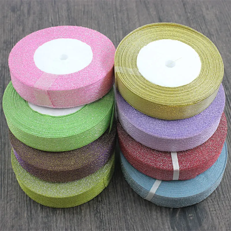 Лента серебристого цвета 2 см подходит для рождественской свадебной упаковки