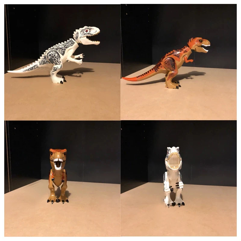 Большой 2 предмета/партия мир динозавров тираннозавр мультфильм Собранный
