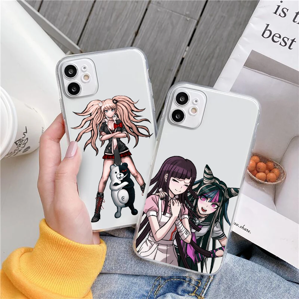Чехол для телефона Danganronpa iPhone 11 12 Pro XS MAX XR X 7 8 6Plus SE 2020 мягкий силиконовый чехол