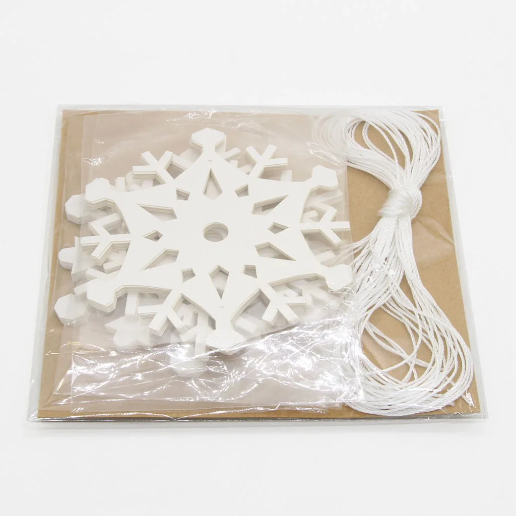 6 шт. Рождественская Снежинка подвеска рождественское Праздничное оформление