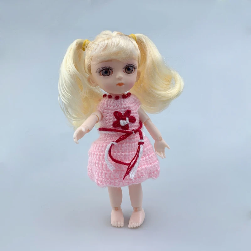 E Кукла ручной работы Bjd, одежда 1/12, оригинальная игрушка для девочек, куклы принцессы, 14 шарниров, прекрасный детский Рождественский подарок, детские игрушки для девочек - Цвет: E