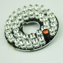 SODIAL(R) 2 &quotкруглая доска 36 IR красный светодиодный светильник для