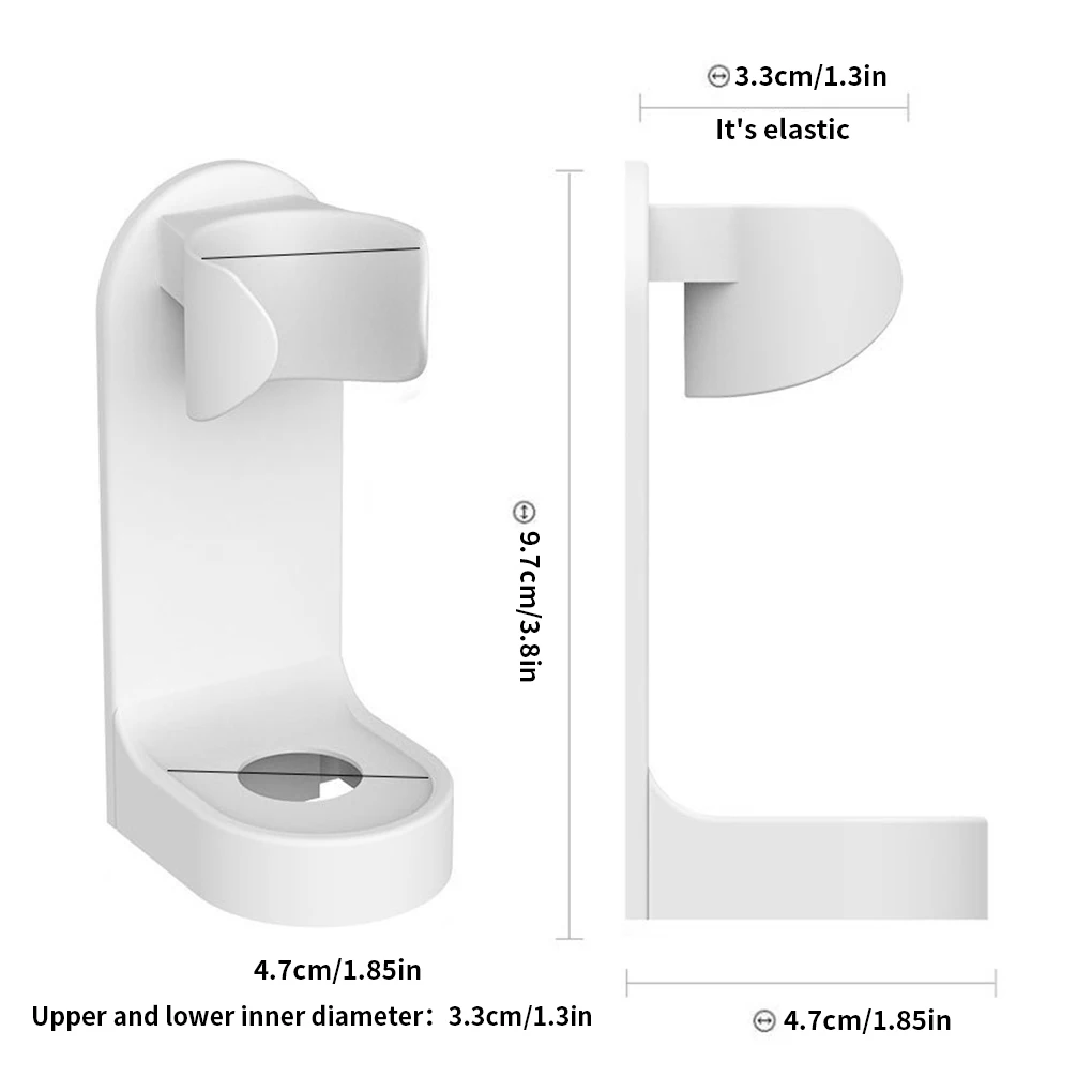 

Wall Mount Electric Toothbrush Holder Traceless Toothbrush Stand Rack Wall-Mounted Bathroom Adapt To Most Electric Toothbrush