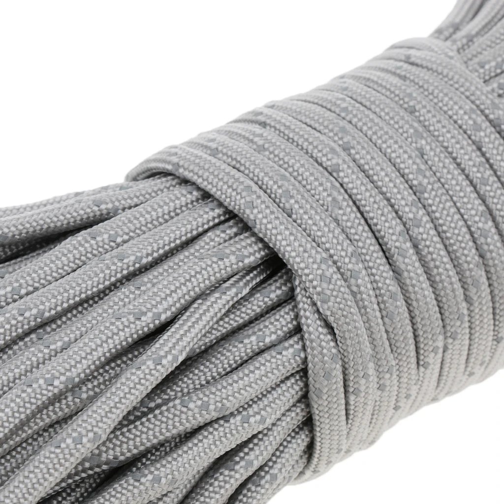 

Reflective Guyline Nylon Polyester Tent Rope Guy Line Camping Cord Night Visible Windproof Cord Clothesline