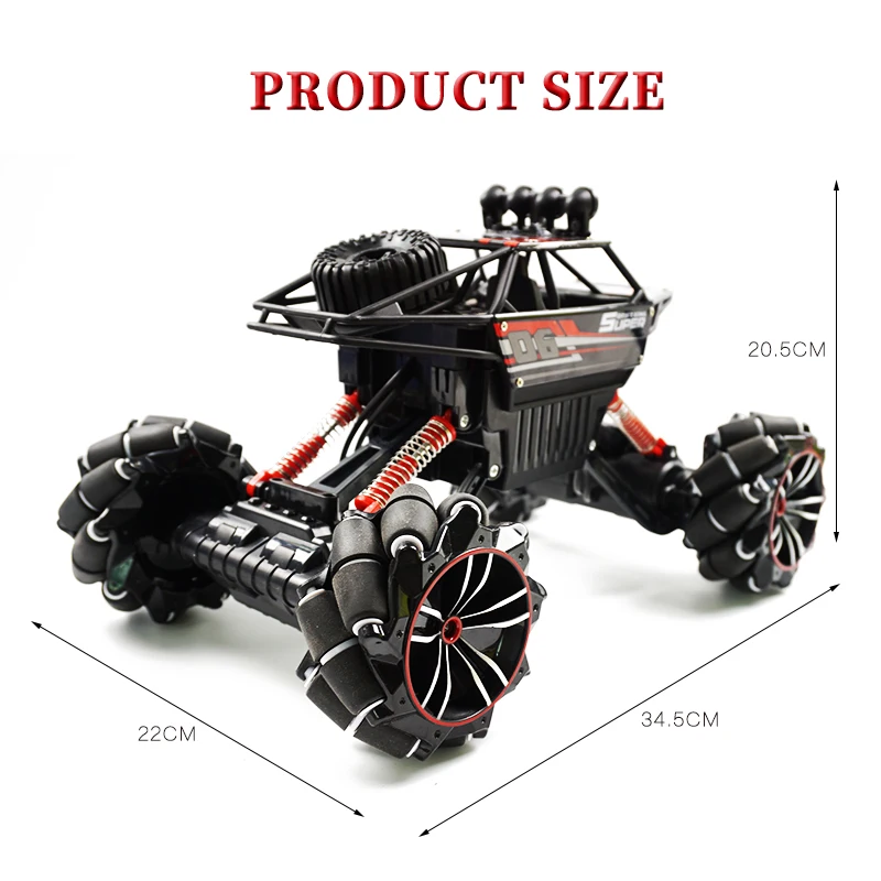 1:12 2,4G RC автомобиль с колесом Mecanum высокая скорость 4WD Дрифт Альпинизм дистанционное управление трюк автомобиль деформации внедорожный автомобиль игрушка
